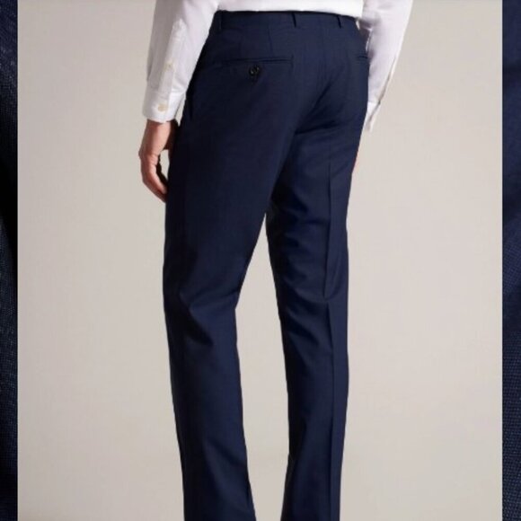 Ted Baker London 100% Wool Dress Pants – Navy Blue – Men’s Size 35S - Picture 2 of 14